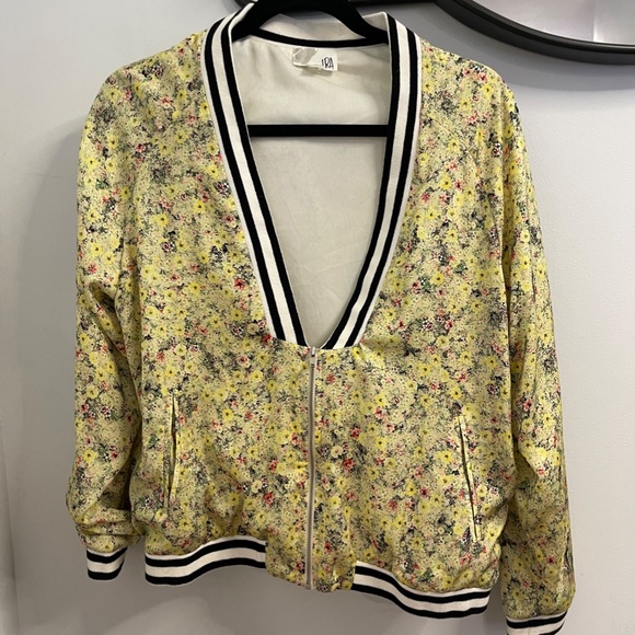 Silk Floral Bomber - Picture 2 of 4